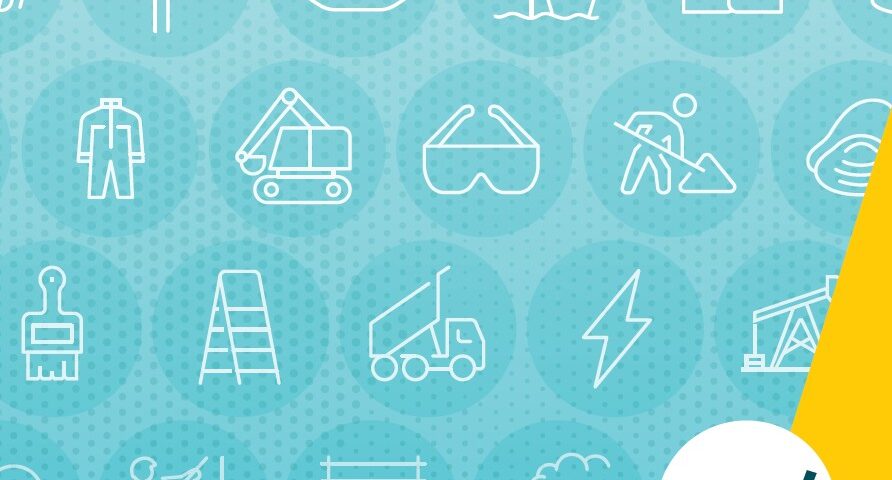 Bouwvakker met veiligheidshelm en -hesje op de werkvloer, symbool voor de nieuwe VCA 2026/6.1-norm voor veilig en gezond werken